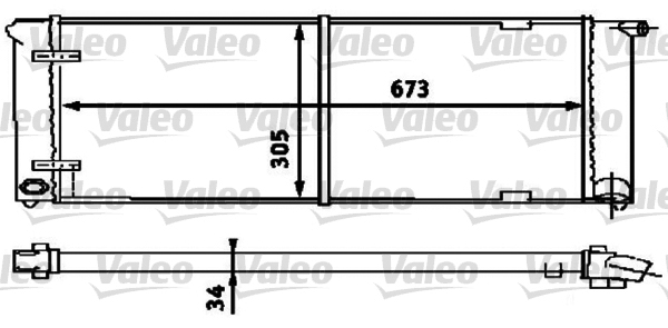 Radiateur Valeo 734586