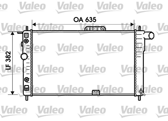 Radiateur Valeo 734596