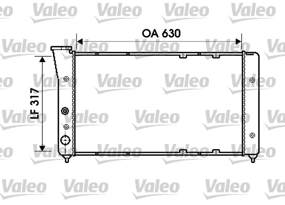 Radiateur Valeo 734606