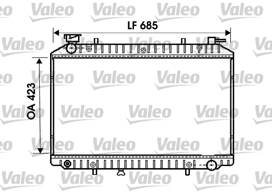 Radiateur Valeo 734671