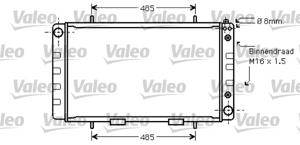 Radiateur Valeo 734734