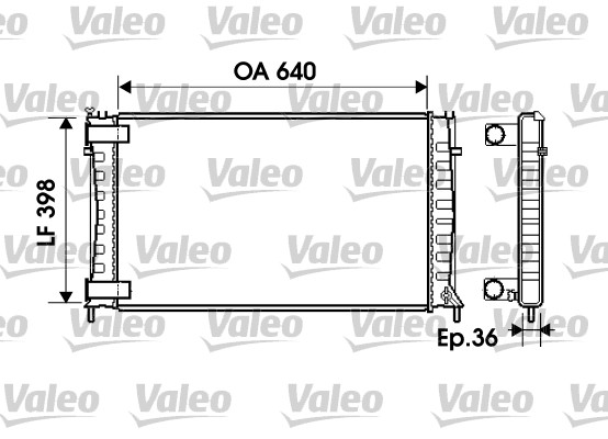 Radiateur Valeo 734760