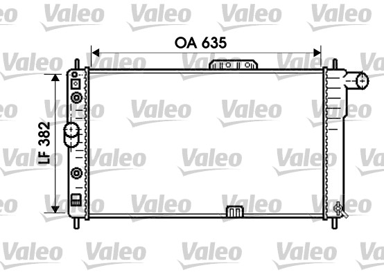 Radiateur Valeo 734761