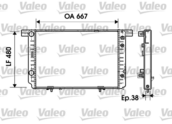 Radiateur Valeo 734799