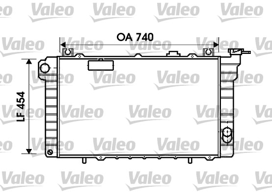 Radiateur Valeo 734819