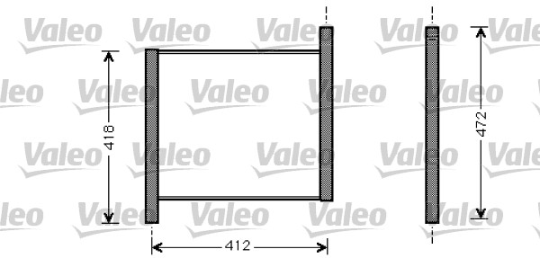 Radiateur Valeo 734848