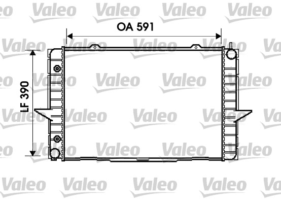 Radiateur Valeo 734856