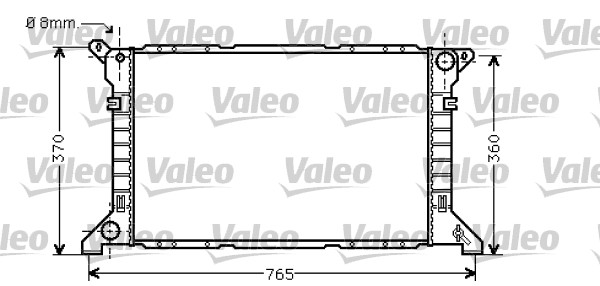 Radiateur Valeo 734862