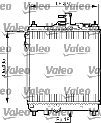 Radiateur Valeo 734914