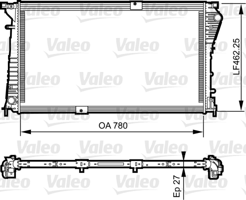 Radiateur Valeo 734931