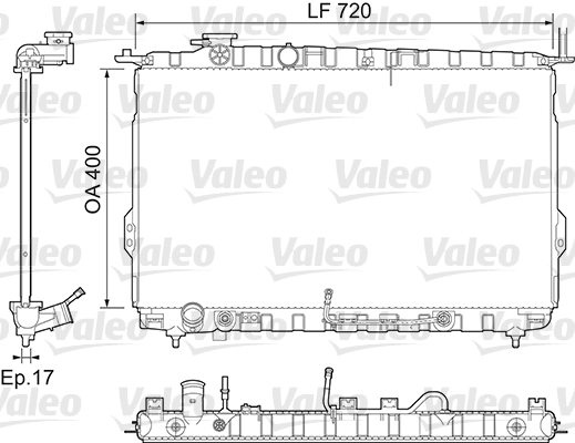 Radiateur Valeo 734974