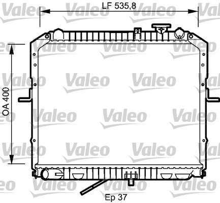 Radiateur Valeo 734990