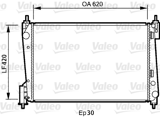 Radiateur Valeo 735040