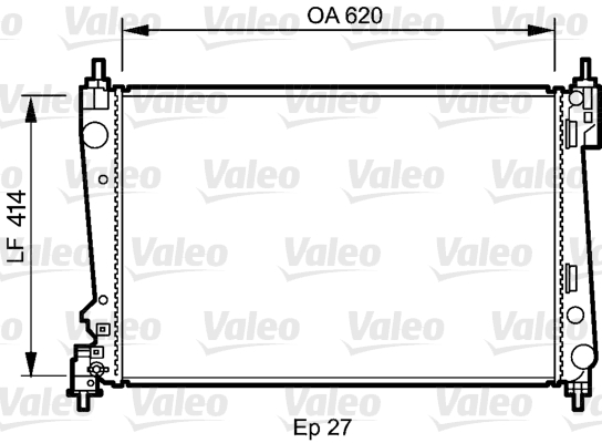 Radiateur Valeo 735041