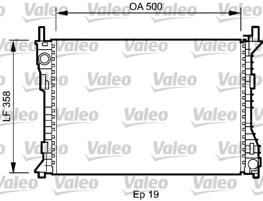 Radiateur Valeo 735045