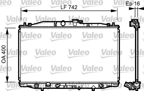 Radiateur Valeo 735049