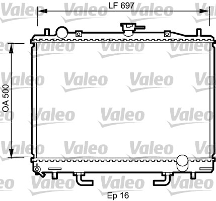 Radiateur Valeo 735059