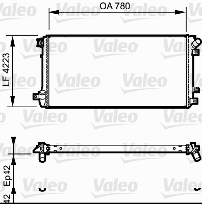 Radiateur Valeo 735112