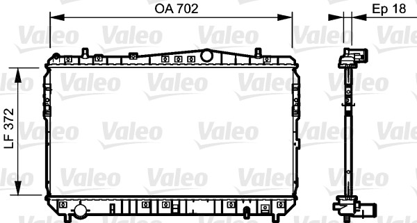 Radiateur Valeo 735159