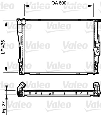 Radiateur Valeo 735194