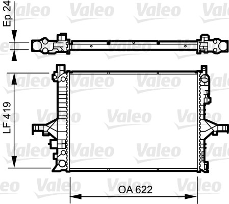 Radiateur Valeo 735237