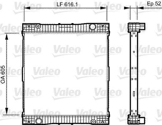 Radiateur Valeo 735303