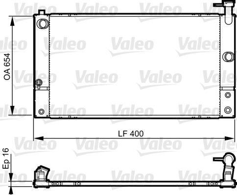 Radiateur Valeo 735449