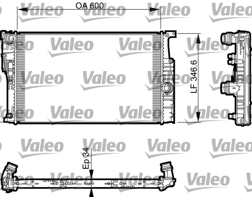 Radiateur Valeo 735456