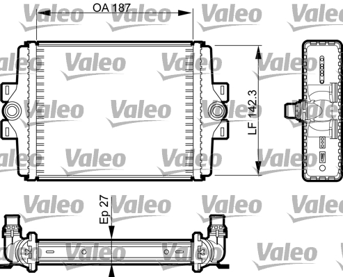 Radiateur Valeo 735467