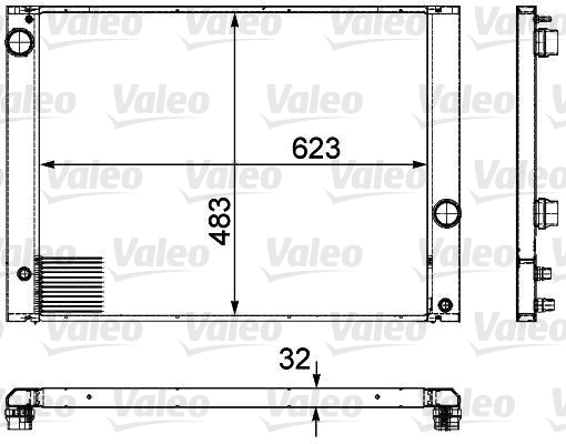 Radiateur Valeo 735476