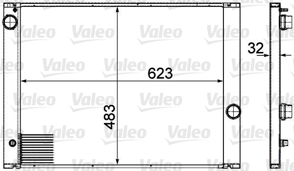 Radiateur Valeo 735477