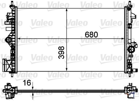 Radiateur Valeo 735485