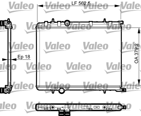 Radiateur Valeo 735496