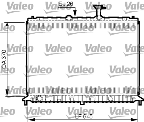 Radiateur Valeo 735501