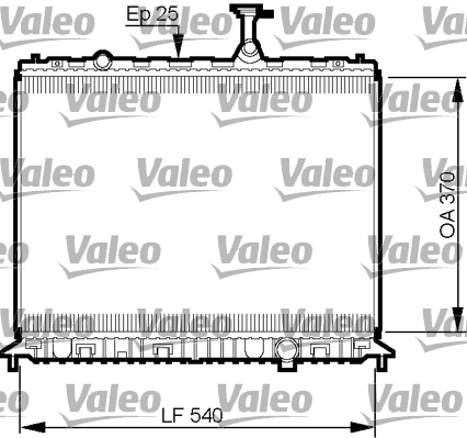 Radiateur Valeo 735508