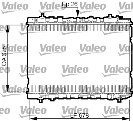 Radiateur Valeo 735526