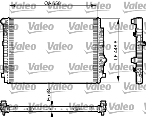 Radiateur Valeo 735549