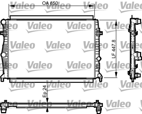 Radiateur Valeo 735556