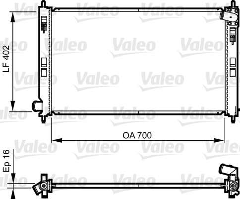 Radiateur Valeo 735575