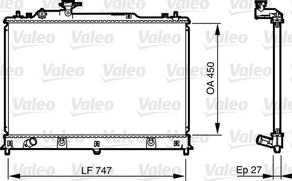 Radiateur Valeo 735577