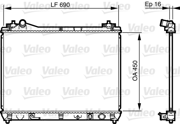 Radiateur Valeo 735580