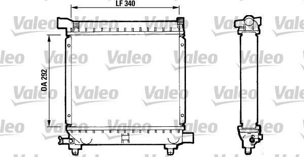 Radiateur Valeo 810869