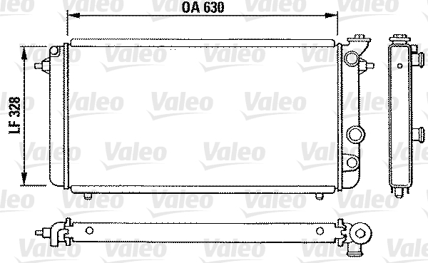 Radiateur Valeo 810889