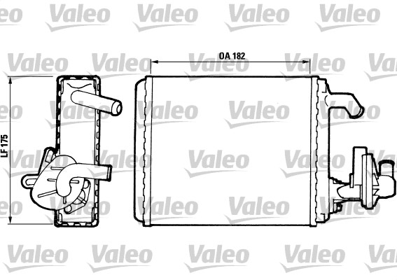 Kachelradiateur Valeo 811065