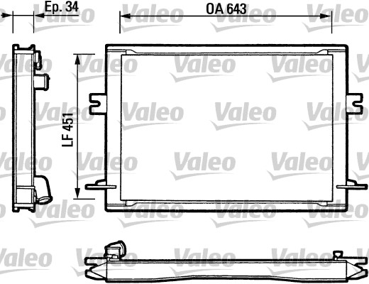 Radiateur Valeo 811348