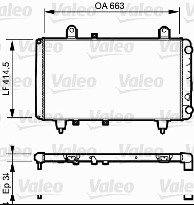 Radiateur Valeo 811380