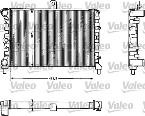 Radiateur Valeo 811381