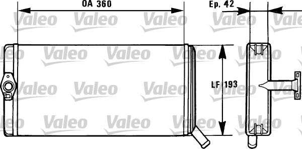 Kachelradiateur Valeo 812026