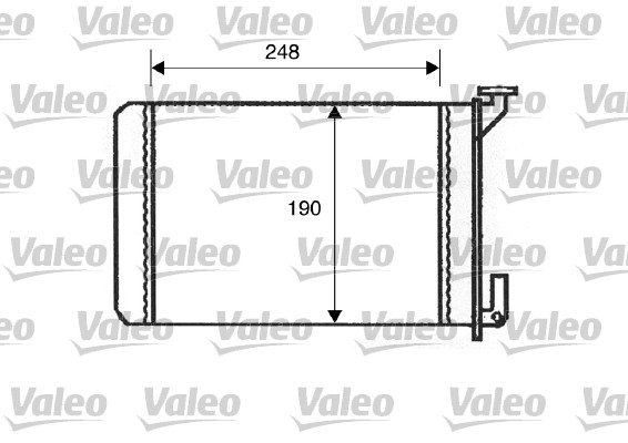 Kachelradiateur Valeo 812045