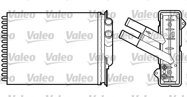 Kachelradiateur Valeo 812049